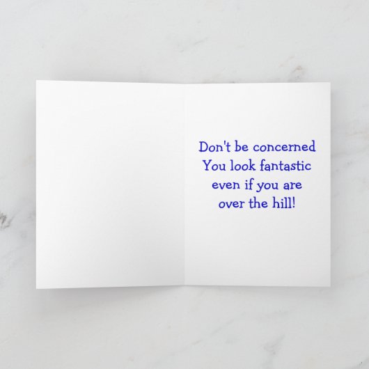 PEACOCK FRAGE, WENN SIE AUF EINEM BAUM STEHEN UND  KARTE (Innenseite)