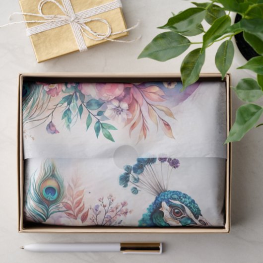 Peacock Frische Pasta machen Seidenpapier (Geschenk)