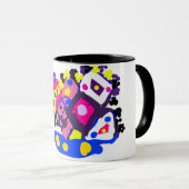 Peacock fun cool  tasse (VorderseiteRechts)