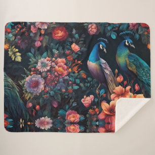 Peacock Garden Wallpaper Art Sherpadecke