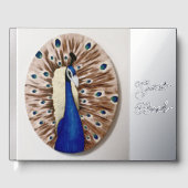 Peacock Gästebuch (Vorderseite)
