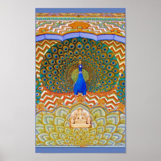 Peacock Gate Poster (Vorne)