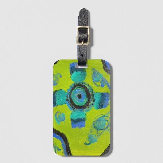 Peacock Gepäckanhänger (Vorderseite Vertikal)