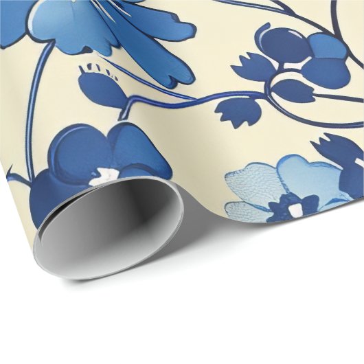 Peacock Geschenkpapier (Rolleneckpunkt)