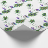 Peacock Geschenkpapier (Ecke)