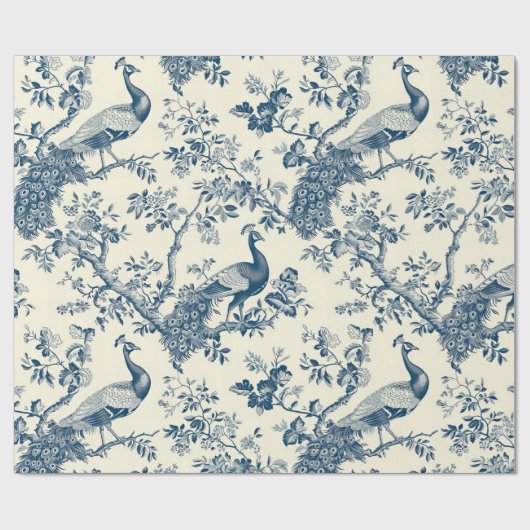 Peacock Geschenkpapier (Flach)