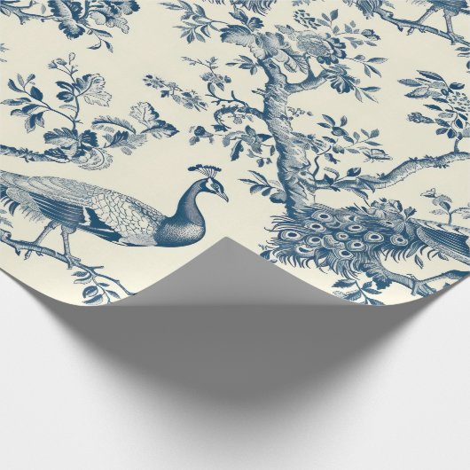 Peacock Geschenkpapier (Ecke)