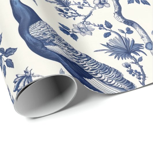 Peacock Geschenkpapier (Rolleneckpunkt)
