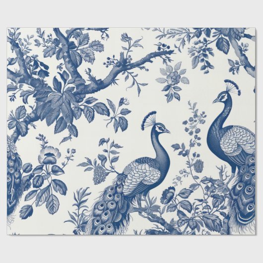 Peacock Geschenkpapier (Flach)