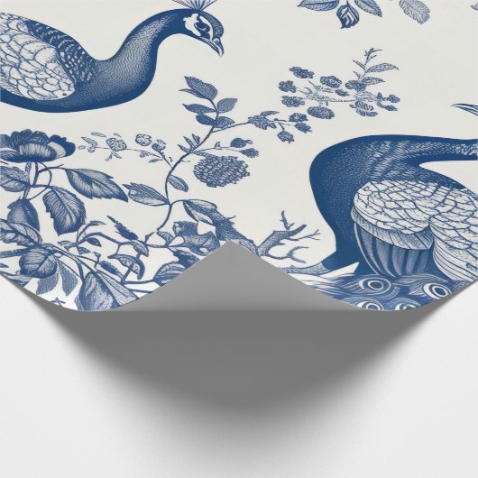 Peacock Geschenkpapier (Ecke)