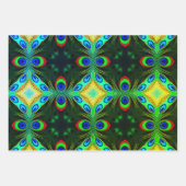 Peacock Geschenkpapier Set (Vorderseite 2)