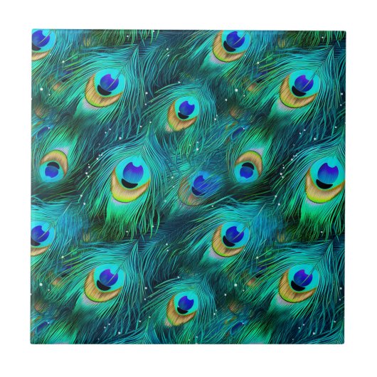 Peacock Glory Fliese (Vorderseite)