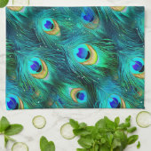 Peacock Glory Geschirrtuch (Gefaltet)