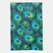 Peacock Glory Geschirrtuch (Vertikal)