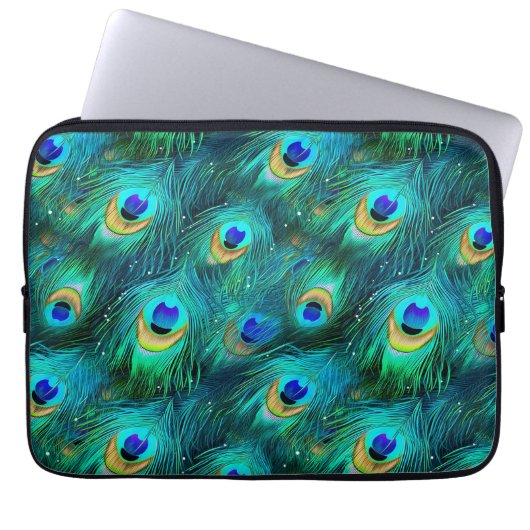 Peacock Glory Laptopschutzhülle (Vorderseite)