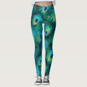 Peacock Glory Leggings (Vorderseite)