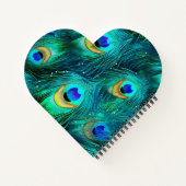 Peacock Glory Notizblock (Rückseite)