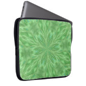 Peacock Green Laptop Sleeve (Vorne Rechts)