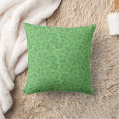 Peacock Green Pillow Kissen (Decke)