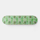 Peacock Green Screenboard Skateboard (Horizontal)