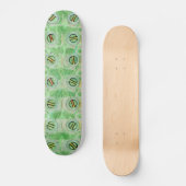 Peacock Green Screenboard Skateboard (Vorderseite)