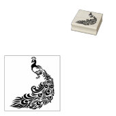 Peacock Gummistempel (Stempel)