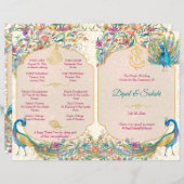 Peacock Hindu - Programm für die Einzelheiten der  (Vorne/Hinten)