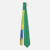 Peacock Illusion Men's Neck Tie Krawatte (Rückseite)