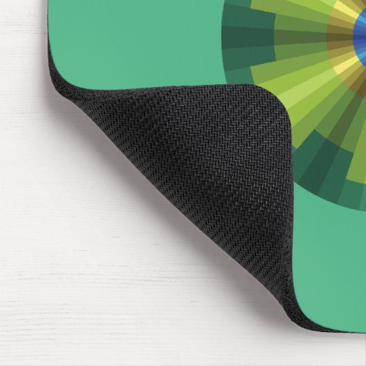 Peacock Illusion Mousepad (Ecke)