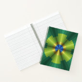 Peacock Illusion SpiralNotebook Notizblock (Innenseite)