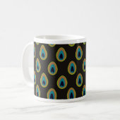 Peacock Inspire Background Kaffeetasse (Vorderseite Links)