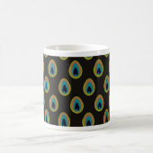 Peacock Inspire Background Kaffeetasse (Mittel)