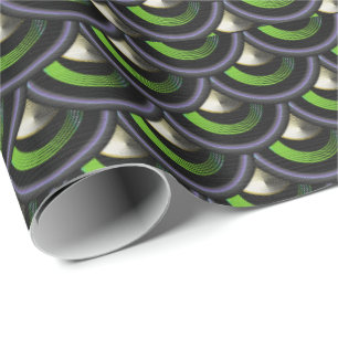 Peacock Inspirierte Mermaid-Skalen-Geschenkpapier Geschenkpapier