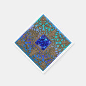 Peacock Jewel Serviette (Ecke)