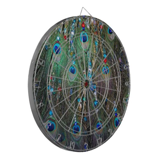 Peacock Jewelery Dartscheibe (Vorderseite Links)