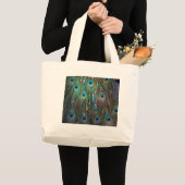 Peacock Jewelery Jumbo Stoffbeutel (Vorderseite (Produkt))