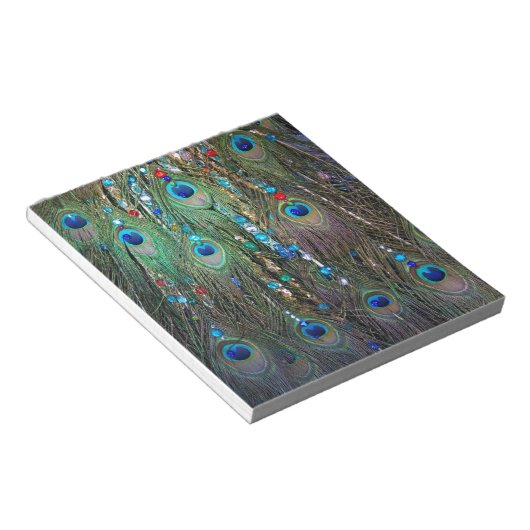 Peacock Jewelery Notizblock (angewinkelt)
