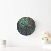 Peacock Jewelery Runde Wanduhr (Zuhause)