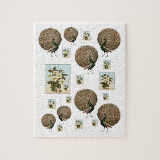 Peacock Jigsaw Puzzle (Vertikal)