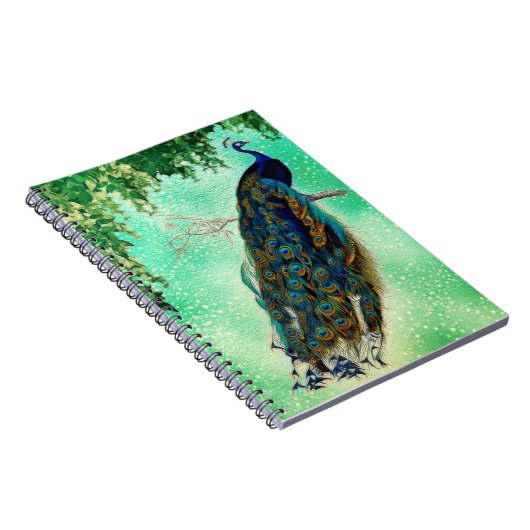 Peacock Journal Notizblock (Rechte Seite)