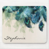 Peacock Jungle Mousepad (Vorne)