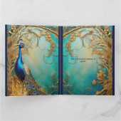 Peacock Karte (Innenseite)