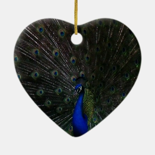 Peacock Keramik Ornament (Hinten)