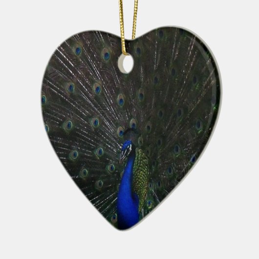 Peacock Keramik Ornament (Links)