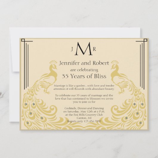 Peacock Kirche Santa Maria delle Grazie Einladung (Vorderseite)