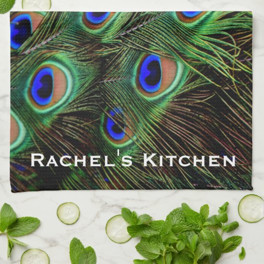 Peacock Kitchen Handtücher Einfach Küchentücher (Gefaltet)