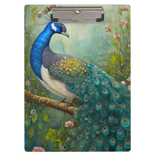 Peacock Klemmbrett (Vorderseite)