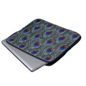 Peacock Laptopschutzhülle (Vorne Knopf)