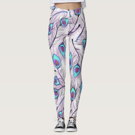 Peacock Leggings (Vorderseite)