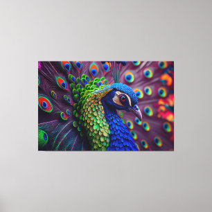 Peacock Leinwanddruck